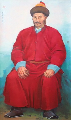 Хан Аюка, старший сын Пунцука, властителя торгутов, внук Шукюр Дайчина