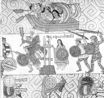 Осада Теночтитлана испанцами и их союзниками в 16 веке.