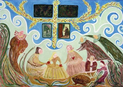 Изопарафраз картины Веласкеса - Менины. Харламова Тамара.